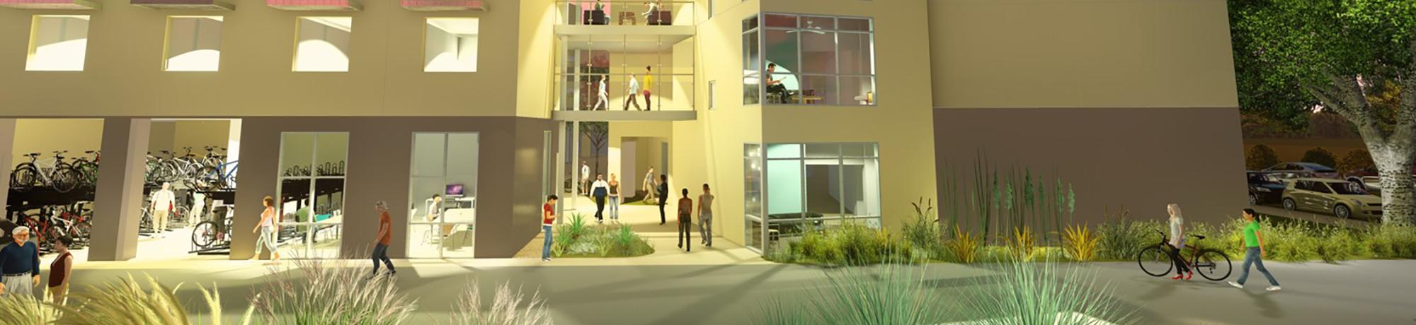 rendering of uc davis emerson hall renovation